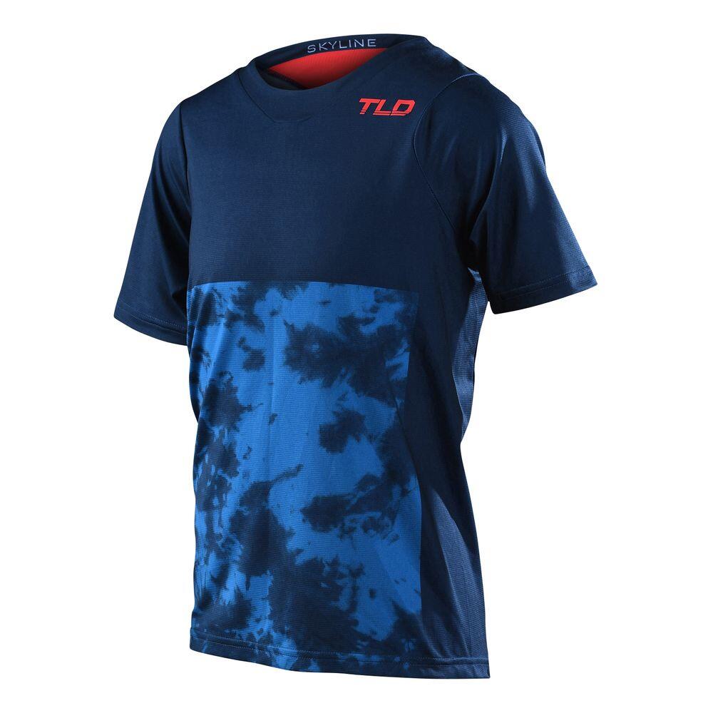 Tld - Troy Lee Designs - Maillot Vtt Garçon Skyline Breaks Bleu - T-shirt Manches Courtes - Bleu - L. - Decathlon