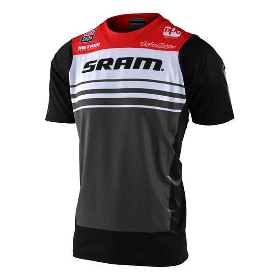 Herren-Radtrikot MTB SKYLINE WAVE Schwarz