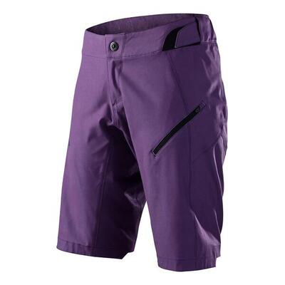 Mtb-broek lilium shell, elastisch en ventilerend voor dames, paars