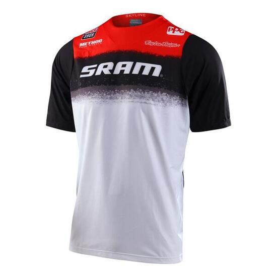 Herren-Radtrikot MTB SKYLINE WAVE Schwarz