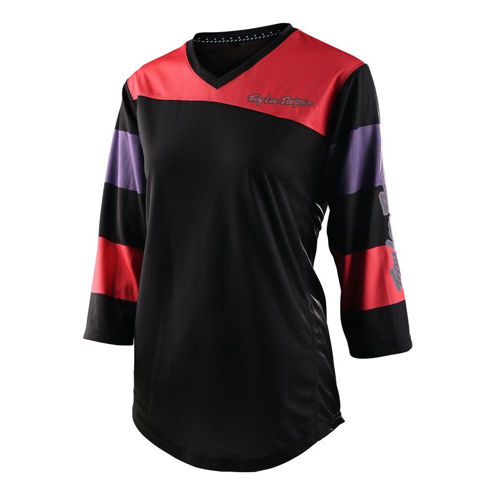 Maglia ciclismo Donna MTB MISCHIEF RUGBY Rosso |  Tld - Troy Lee Designs