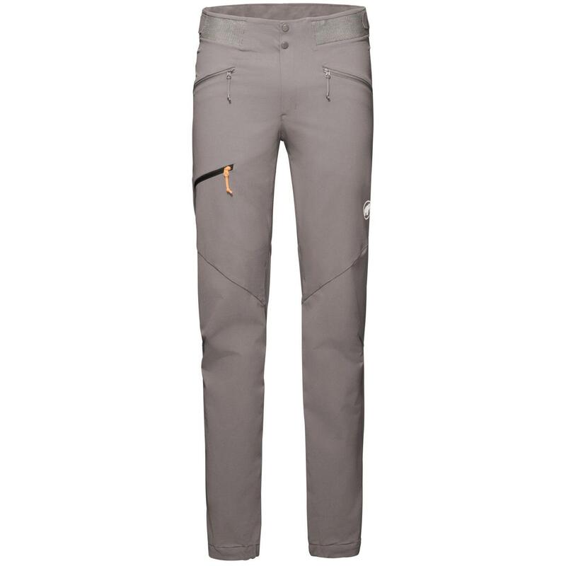 Pantalón de alpinismo y montaña hombre Mammut COURMAYEUR SOFT SHELL gris