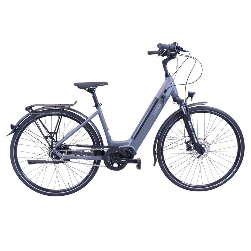 HAWK eTrekking Integrated Lady E-Bike Damen 28 Zoll Mittelmotor 7 Gang