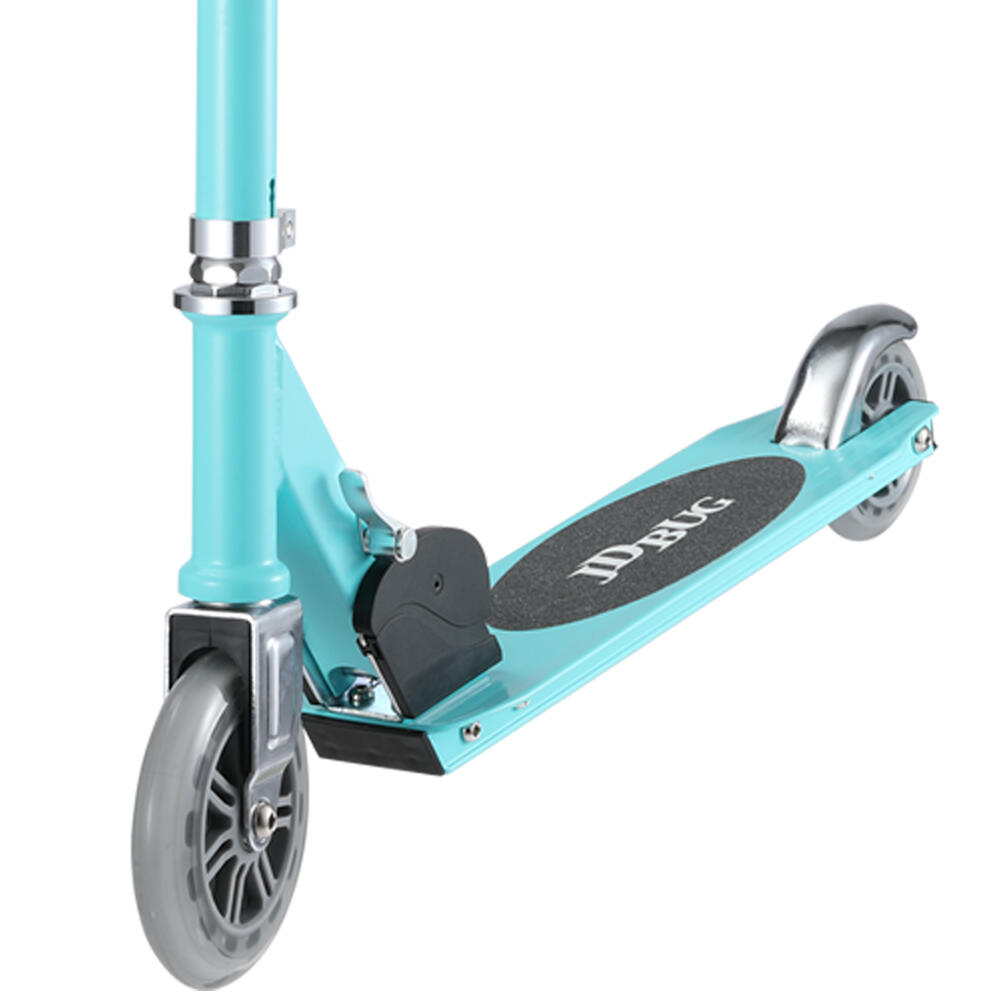 JD BUG JUNIOR STREET FOLDING CHILDRENS SCOOTER - AGED 5+ - TEAL MATT 4/5