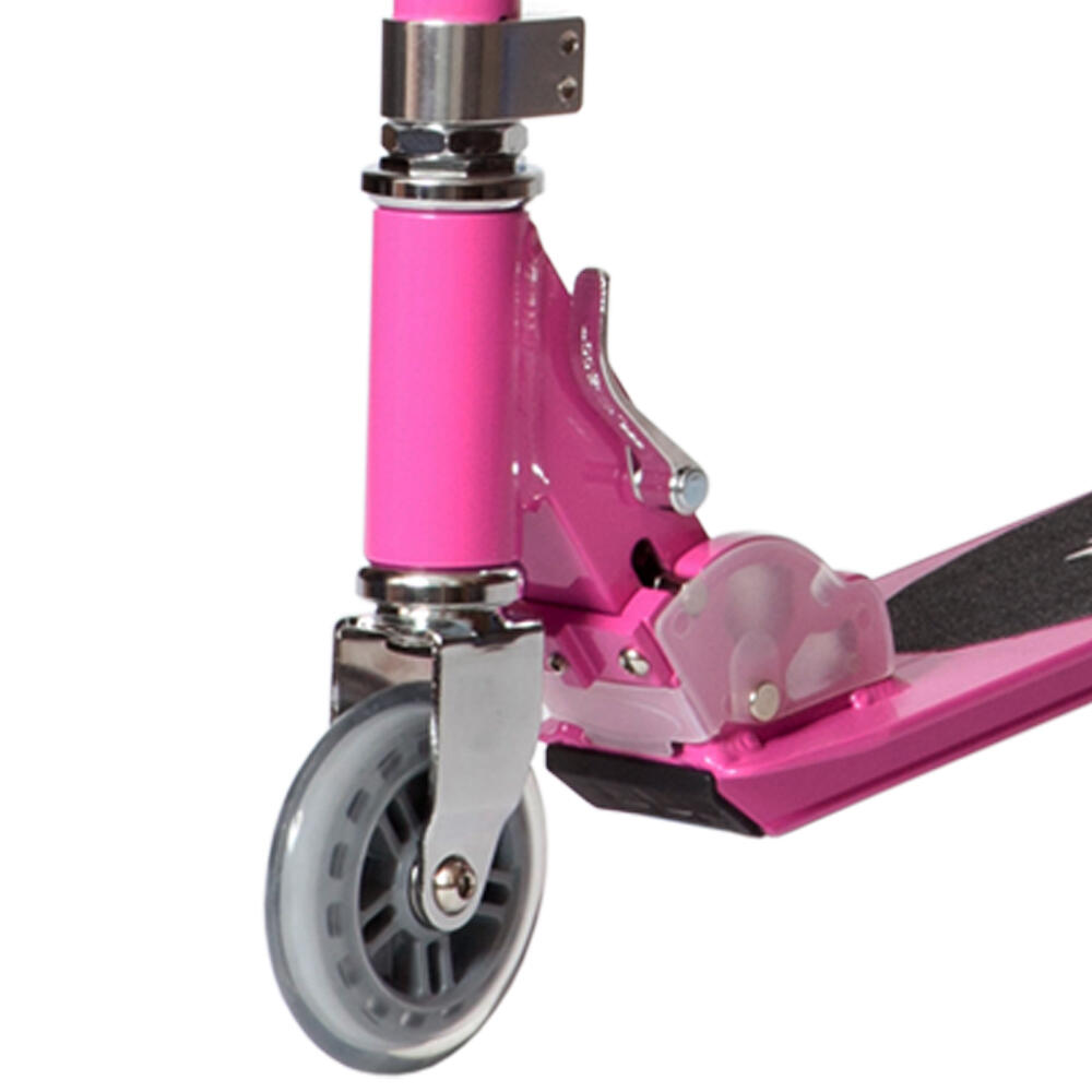 JD BUG ORIGINAL STREET FOLDING SCOOTER inc CARRY STRAP – AGE 8+ - PASTEL PINK 4/5