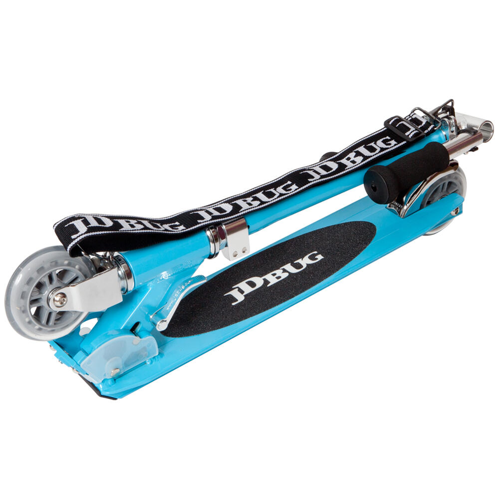 JD BUG ORIGINAL STREET FOLDING SCOOTER inc CARRY STRAP – AGE 8+ - SKY BLUE 2/5