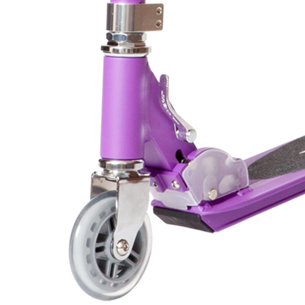 JD BUG ORIGINAL STREET FOLDING SCOOTER inc CARRY STRAP – AGE 8+ - PURPLE MATT 4/5
