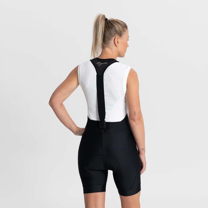 Korte Fietsbroek Met Bretels Dames- Detach