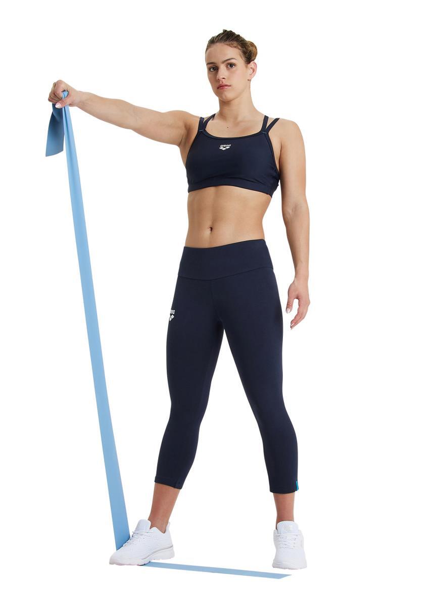 Arena Womens Tight Fit 3/4 Leggings - Navy 4/5