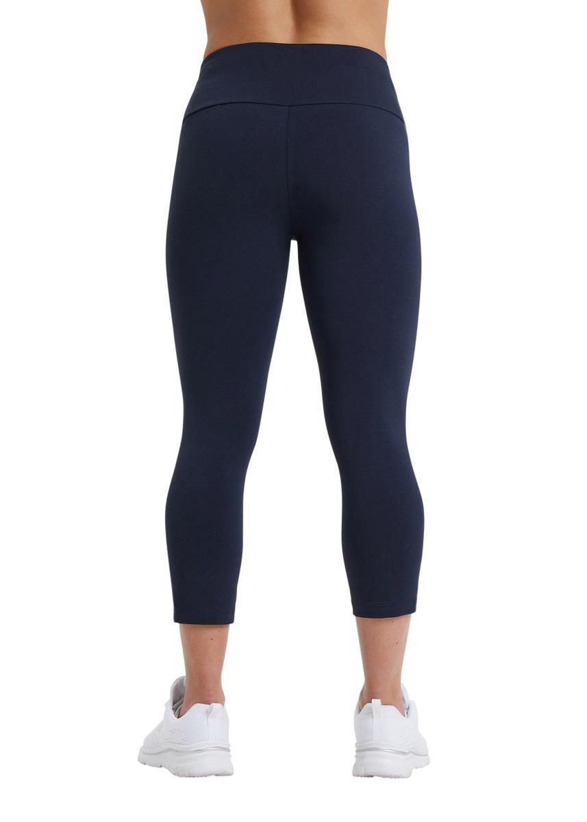 Arena Womens Tight Fit 3/4 Leggings - Navy 3/5