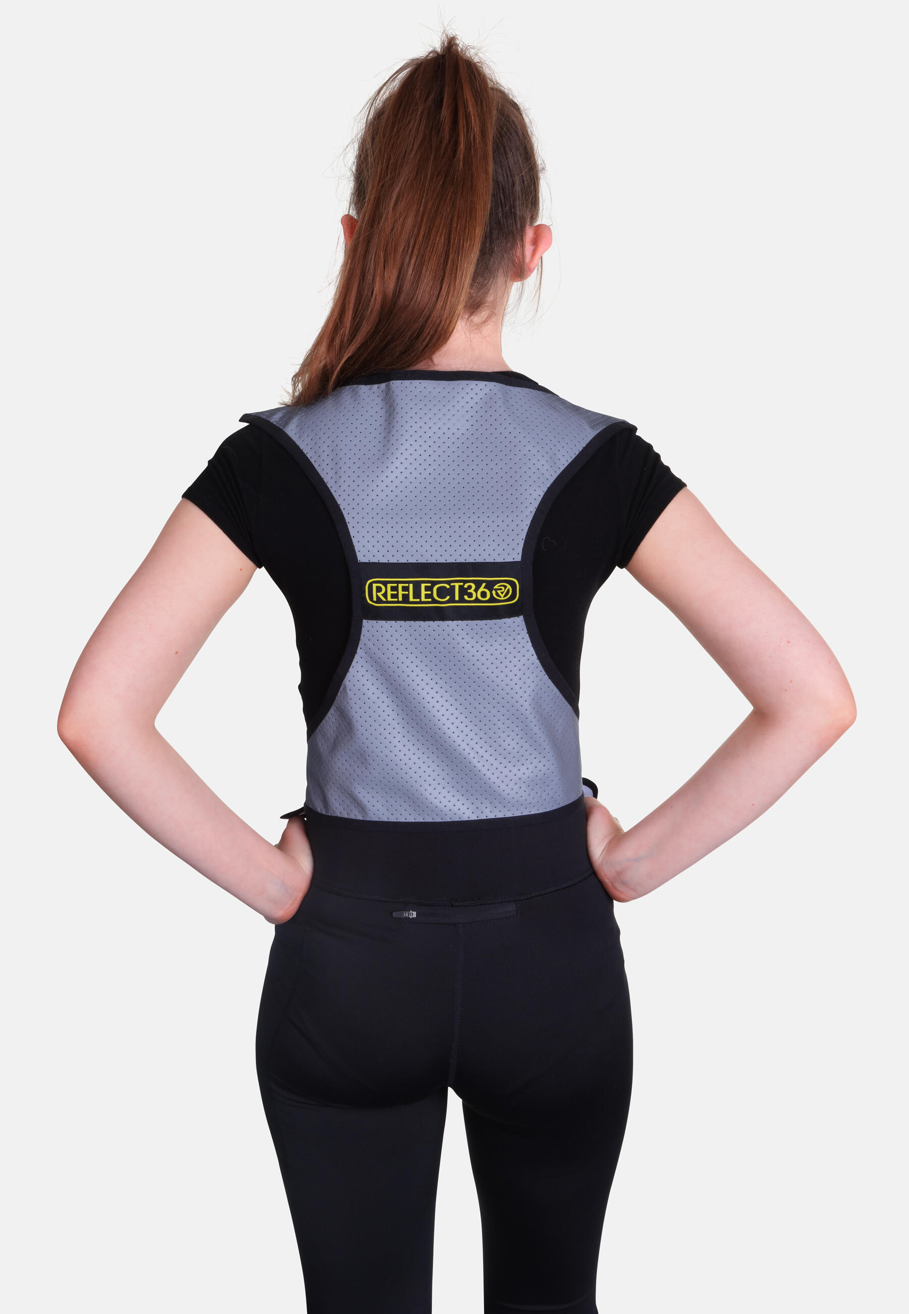 Imbragatura da corsa riflettente X-VEST - Regolabile, taglia unica 3/7