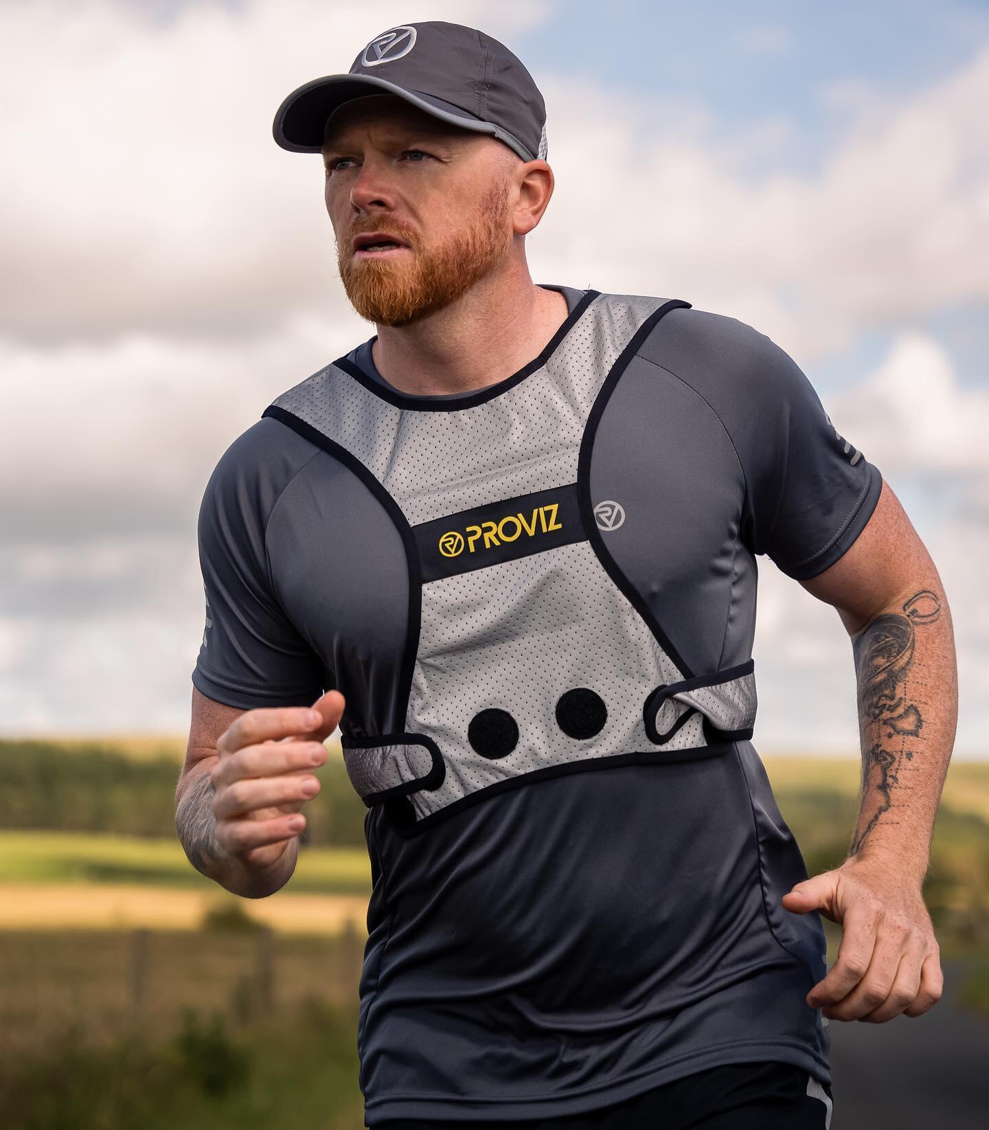 Imbragatura da corsa riflettente X-VEST - Regolabile, taglia unica 4/7