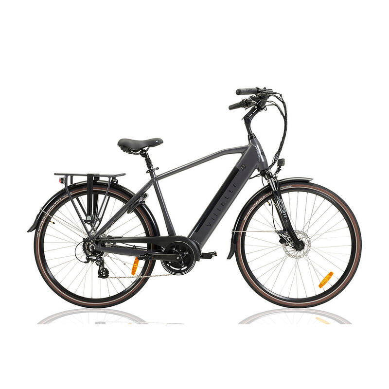 Vélo électrique Villette Commuter pour homme, moteur central, 8sp, 51 cm