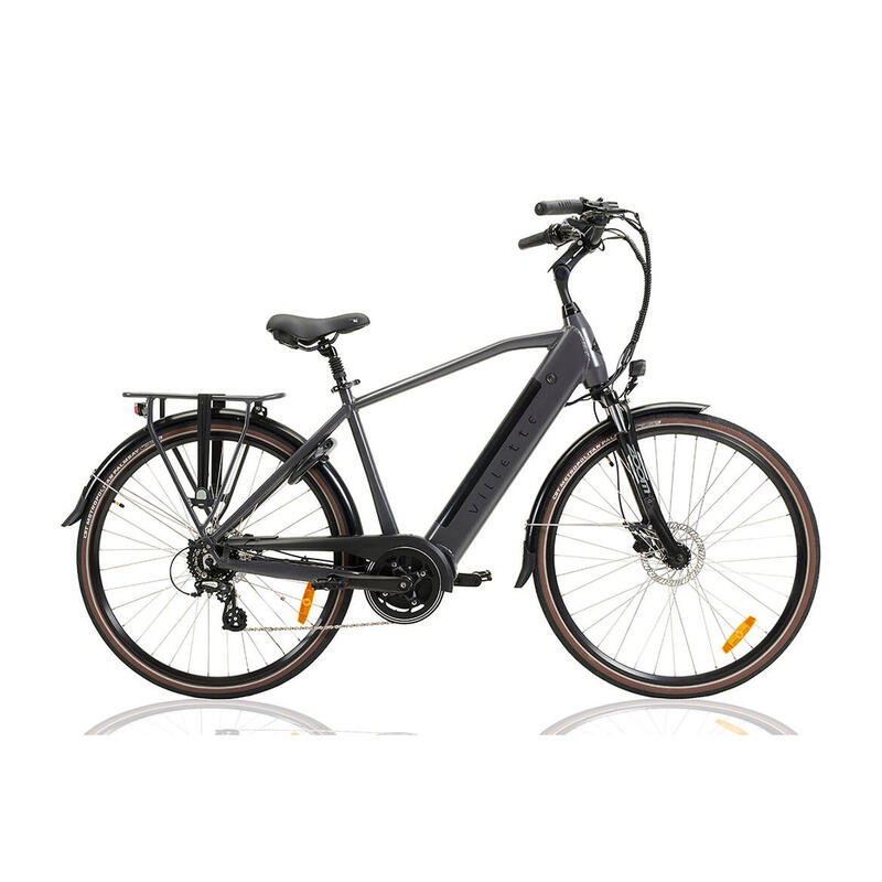 Villette Commuter elektrisches Herrenfahrrad, Mittelmotor, 8 Gang, 51 cm