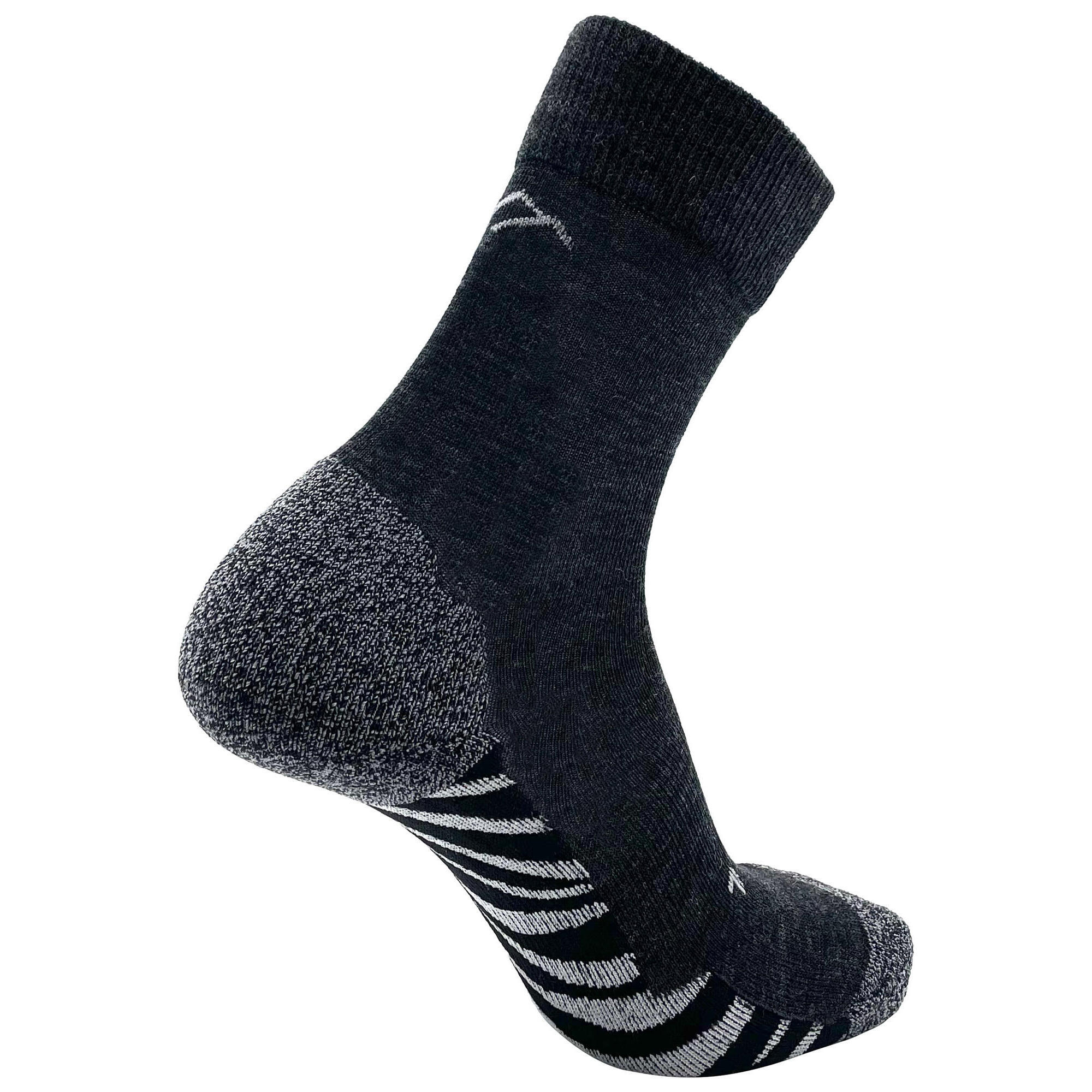 Drassn - Chaussettes De Randonnée Mérinos Vohenstrauß Femmes/hommes Respirantes Drassn - Chaussettes - Gris - 36/38 - Decathlon