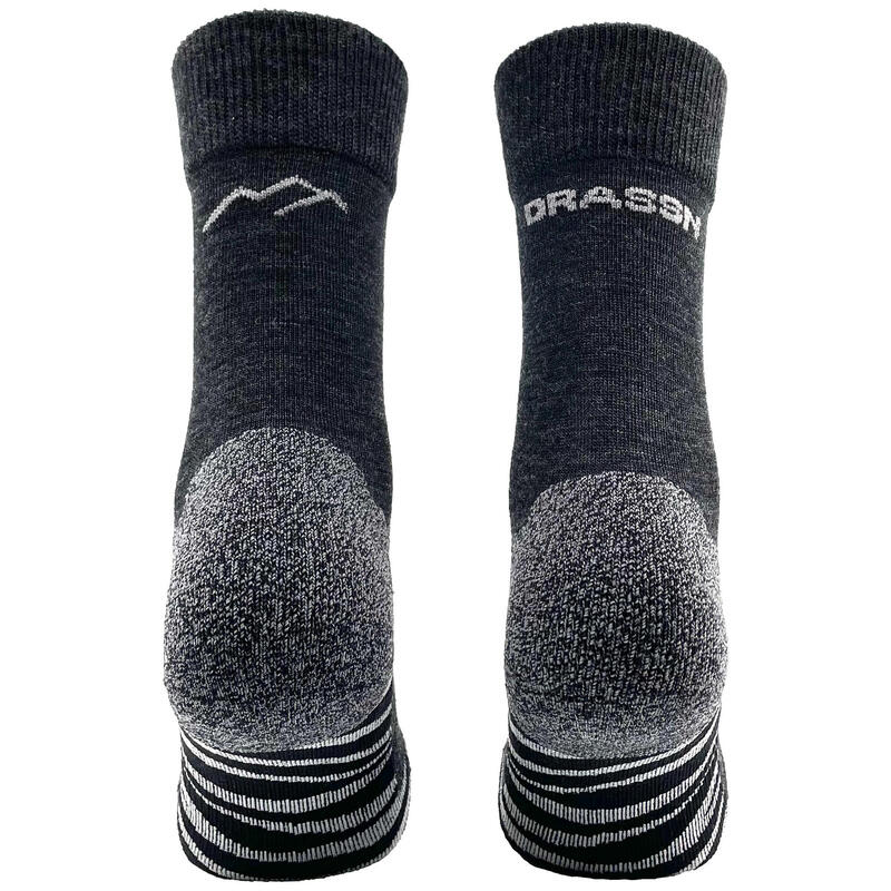 Merino Wandersocken Vohenstrauß Damen/Herren Atmungsaktiv halb-hoch DRASSN