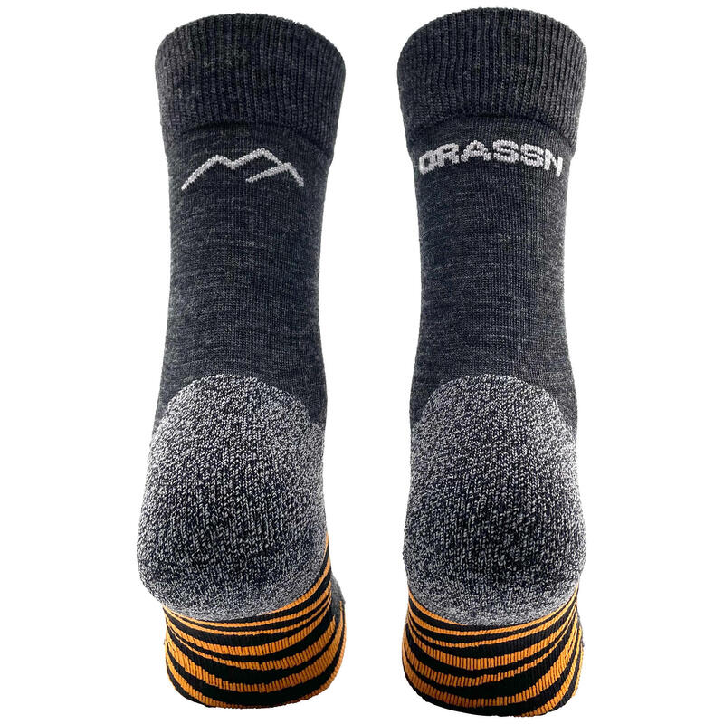 Merino Wandersocken Vohenstrauß Damen/Herren Atmungsaktiv halb-hoch DRASSN