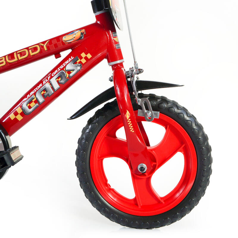 Bicicleta Infantil Para Niñas Y Niños Disney Cars 14 Pulgadas De 4