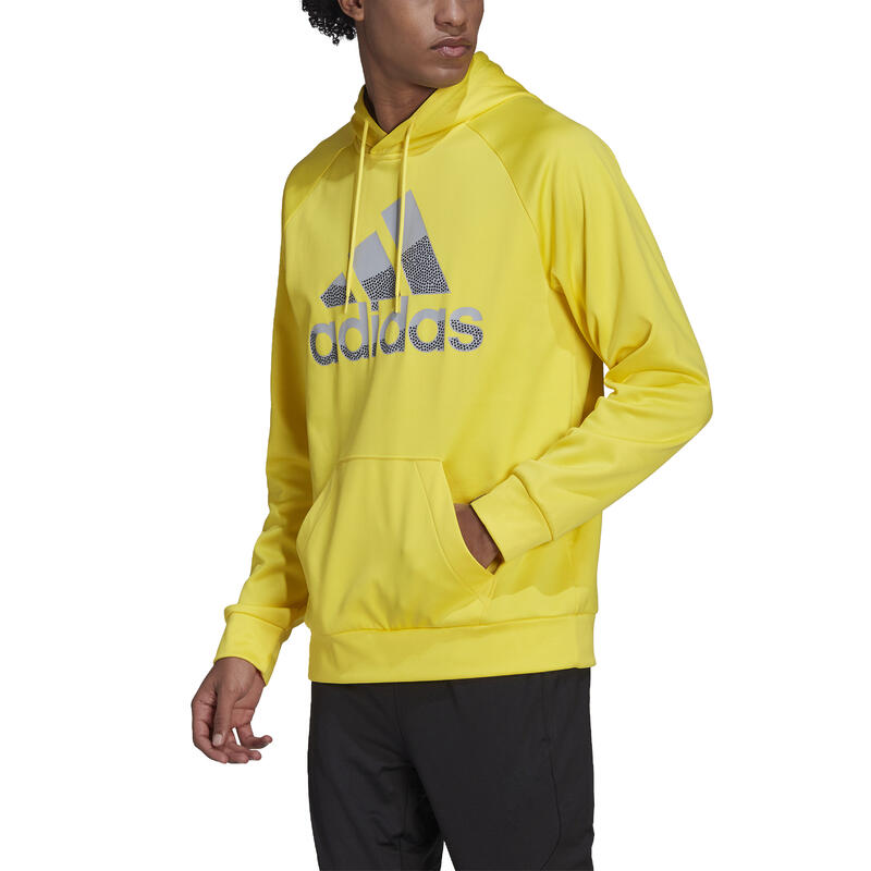 Sweatshirt adidas Aeroready Game and Go Big Logo Hoodie