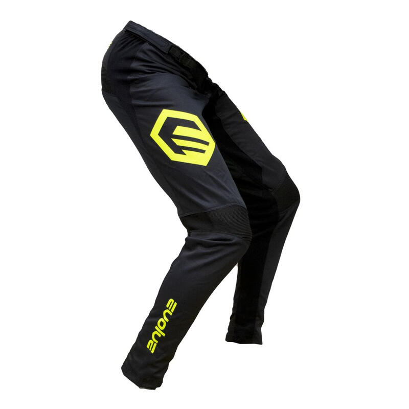 Pantalon Evolve Send It Noir logo Jaune Adulte