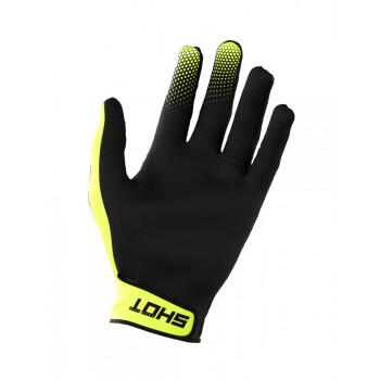 Gants Shot Rogue Revolt Adulte Noir/Jaune Fluo