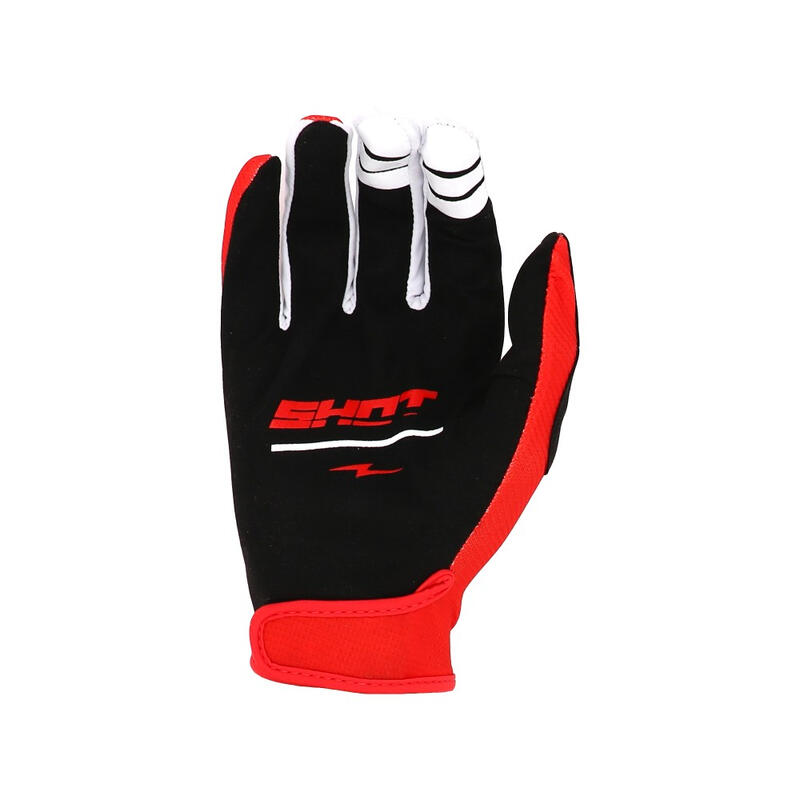 Guanti bmx adulto Rogue Hawk, Rosso