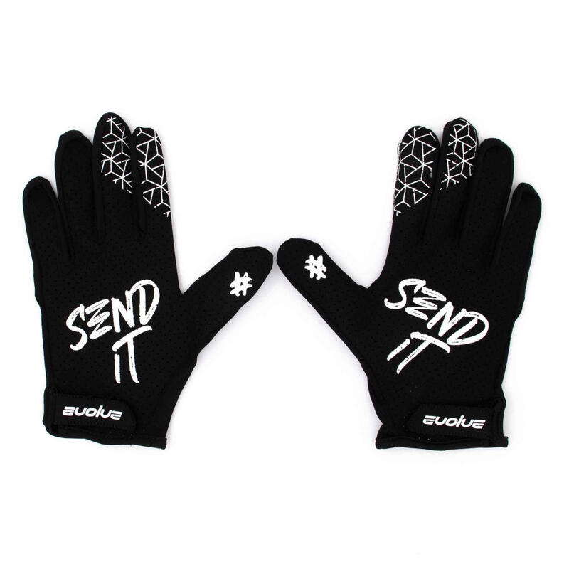 Gants Evolve Send It Adulte Noir/Blanc