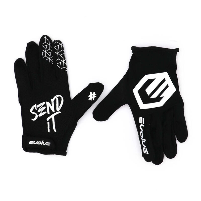 Gants Evolve Send It Adulte Noir/Blanc