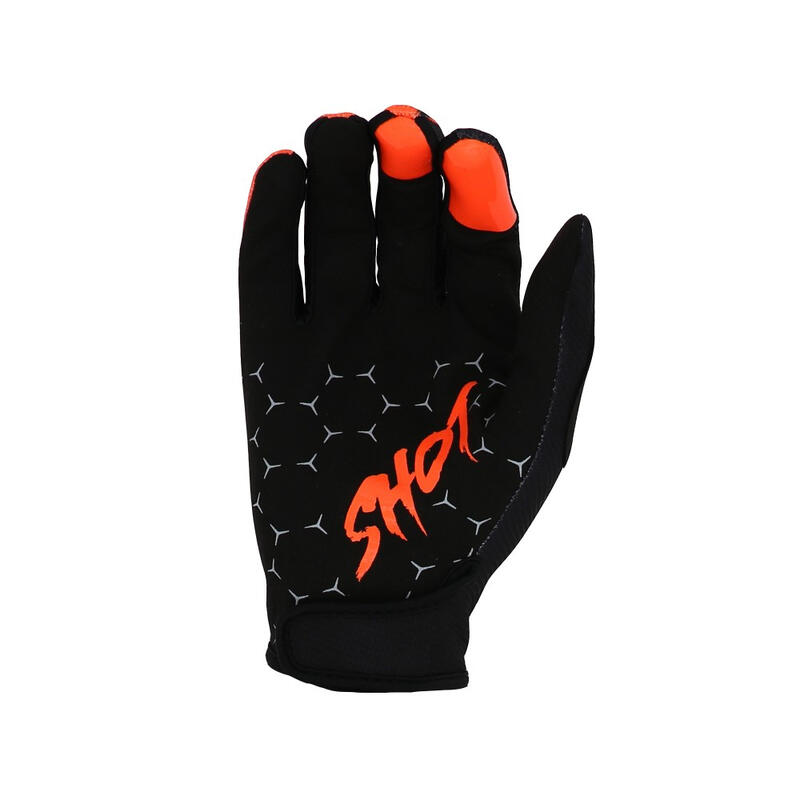 Gants Shot Bmx Rogue Cup Adulte Noir/Orange