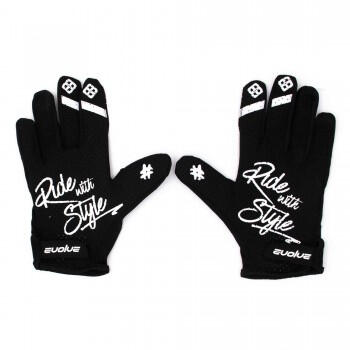 Guantes bmx adulto Evolve X Pride, negro