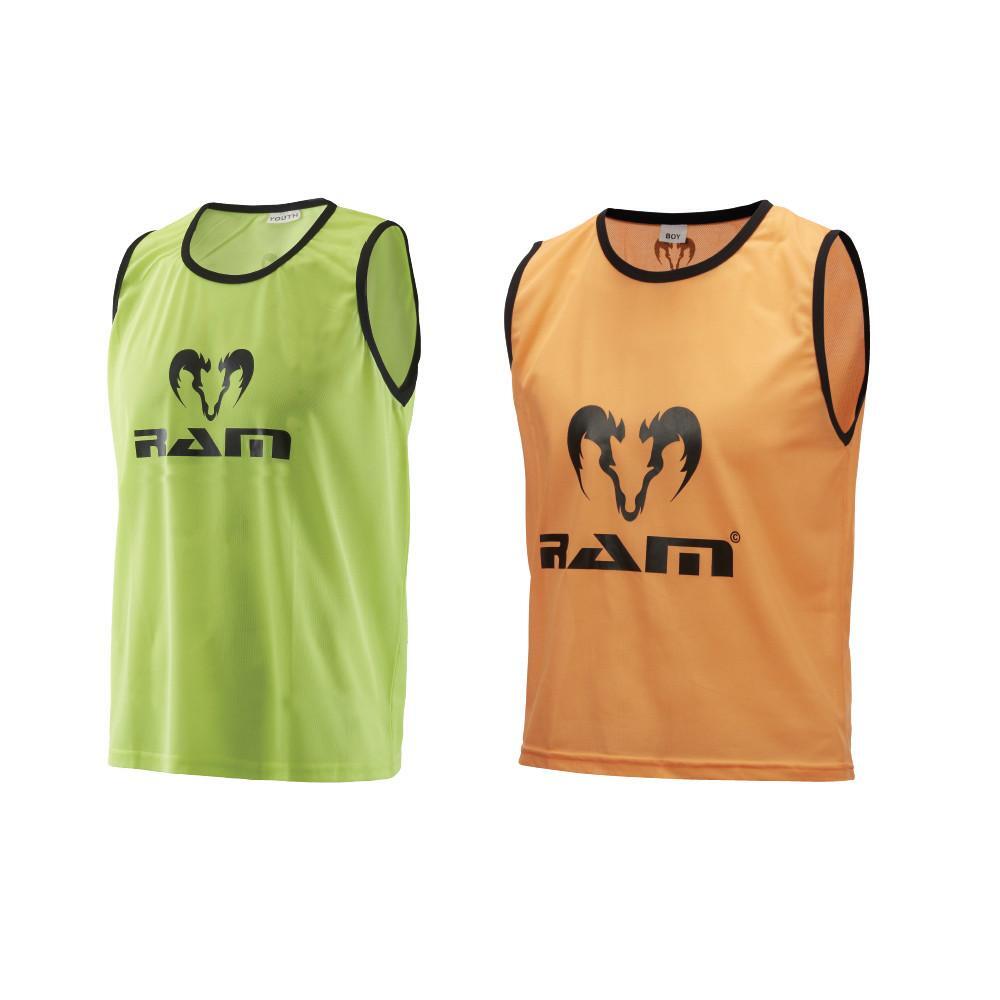 RAM RUGBY Training Bibs - Mesh Polyester - Set of 10