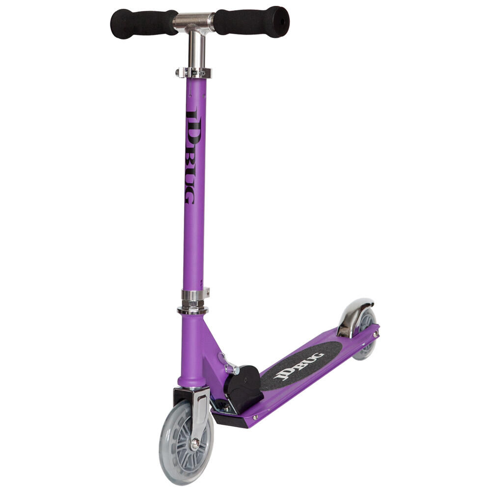 JD BUG JD BUG JUNIOR STREET FOLDING CHILDRENS SCOOTER - AGED 5+ - PURPLE MATT