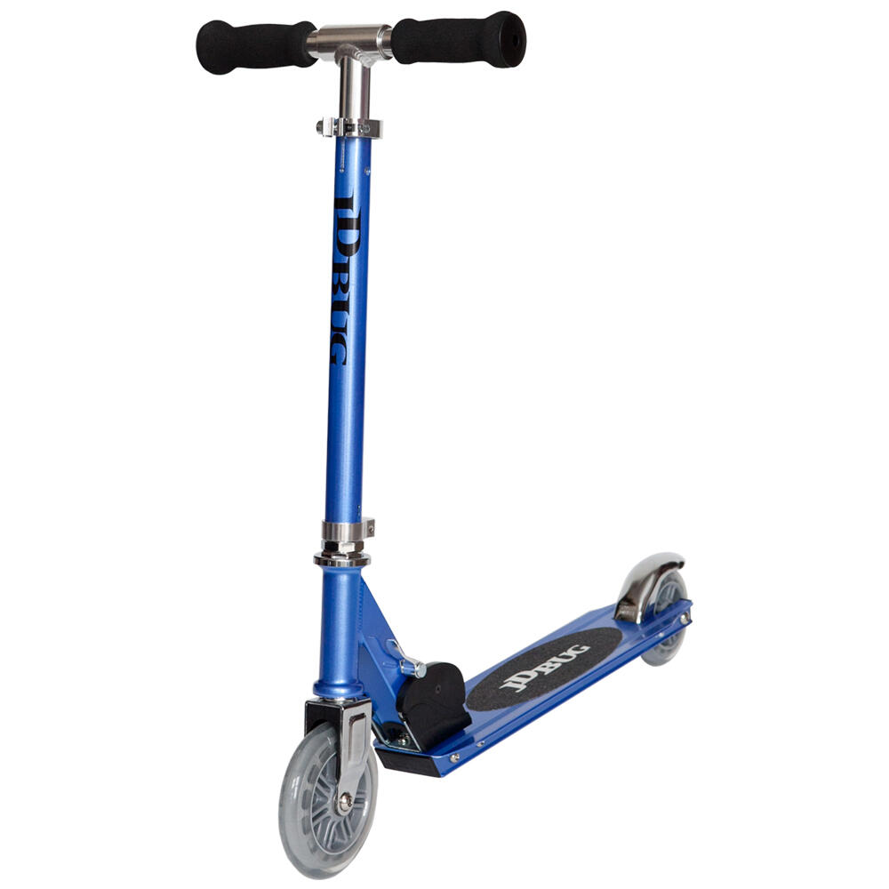 JD BUG JD BUG JUNIOR STREET FOLDING CHILDRENS SCOOTER - AGED 5+ - REFLEX BLUE