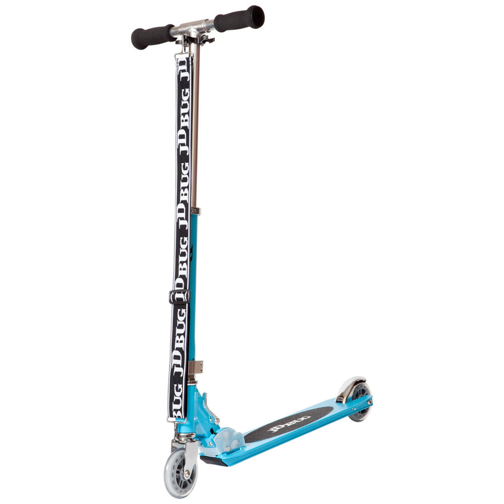 JD BUG ORIGINAL STREET FOLDING SCOOTER inc CARRY STRAP – AGE 8+ - SKY BLUE 1/5