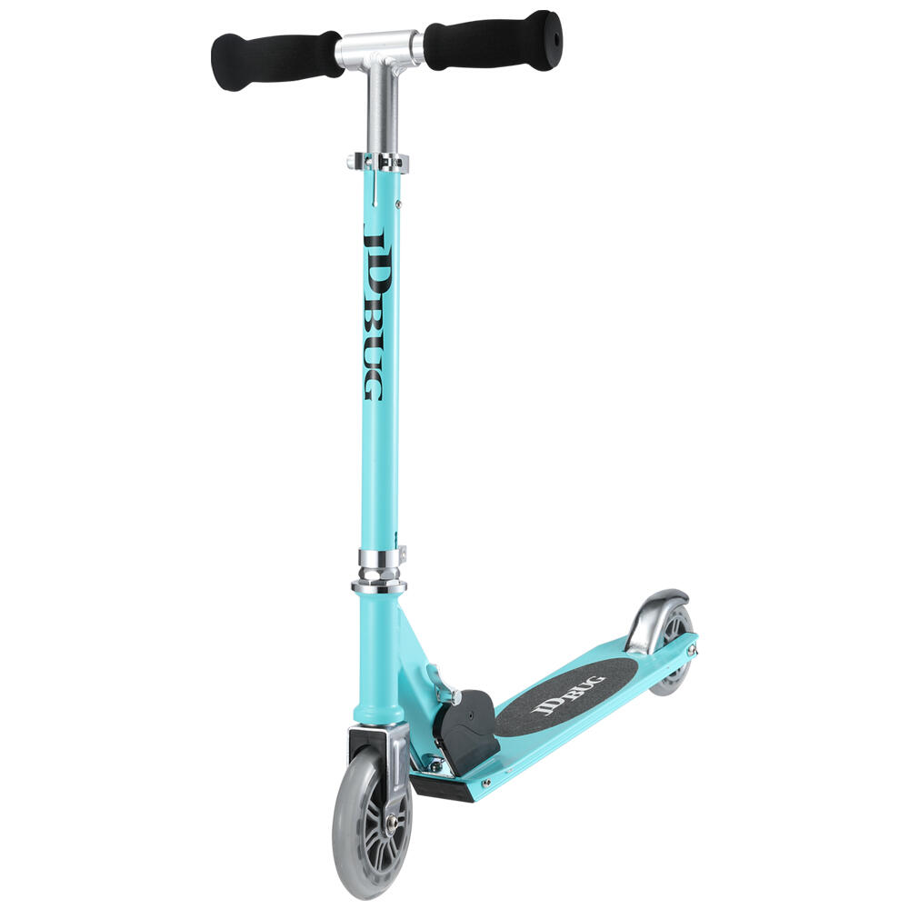 JD BUG JD BUG JUNIOR STREET FOLDING CHILDRENS SCOOTER - AGED 5+ - TEAL MATT