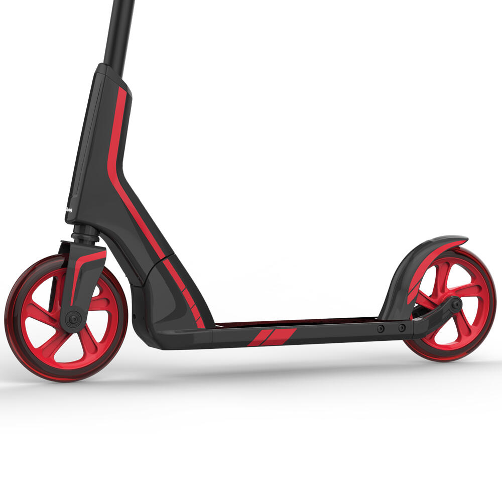 JD BUG PRO COMMUTE BIG WHEEL SCOOTER inc DUAL BEARING SYSTEM – BLACK / RED 3/5