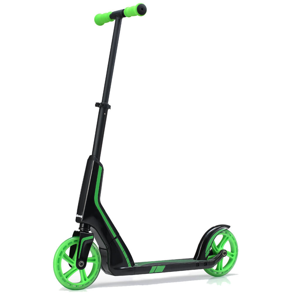 JD BUG JD BUG PRO COMMUTE BIG WHEEL SCOOTER inc DUAL BEARING SYSTEM – BLACK / GREEN