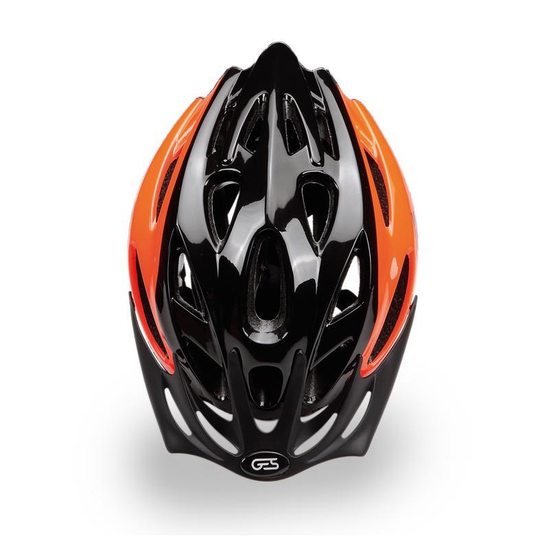 capacete Ciclismo Varik Ges Negro y Naranja T/L 3/3