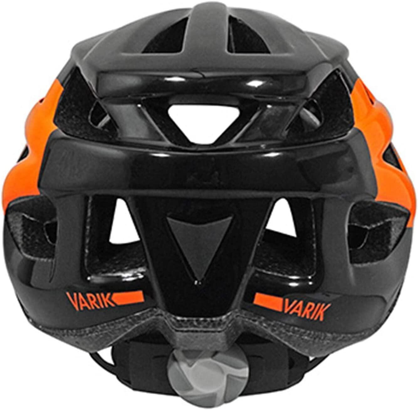 capacete Ciclismo Varik Ges Negro y Naranja T/L 2/3