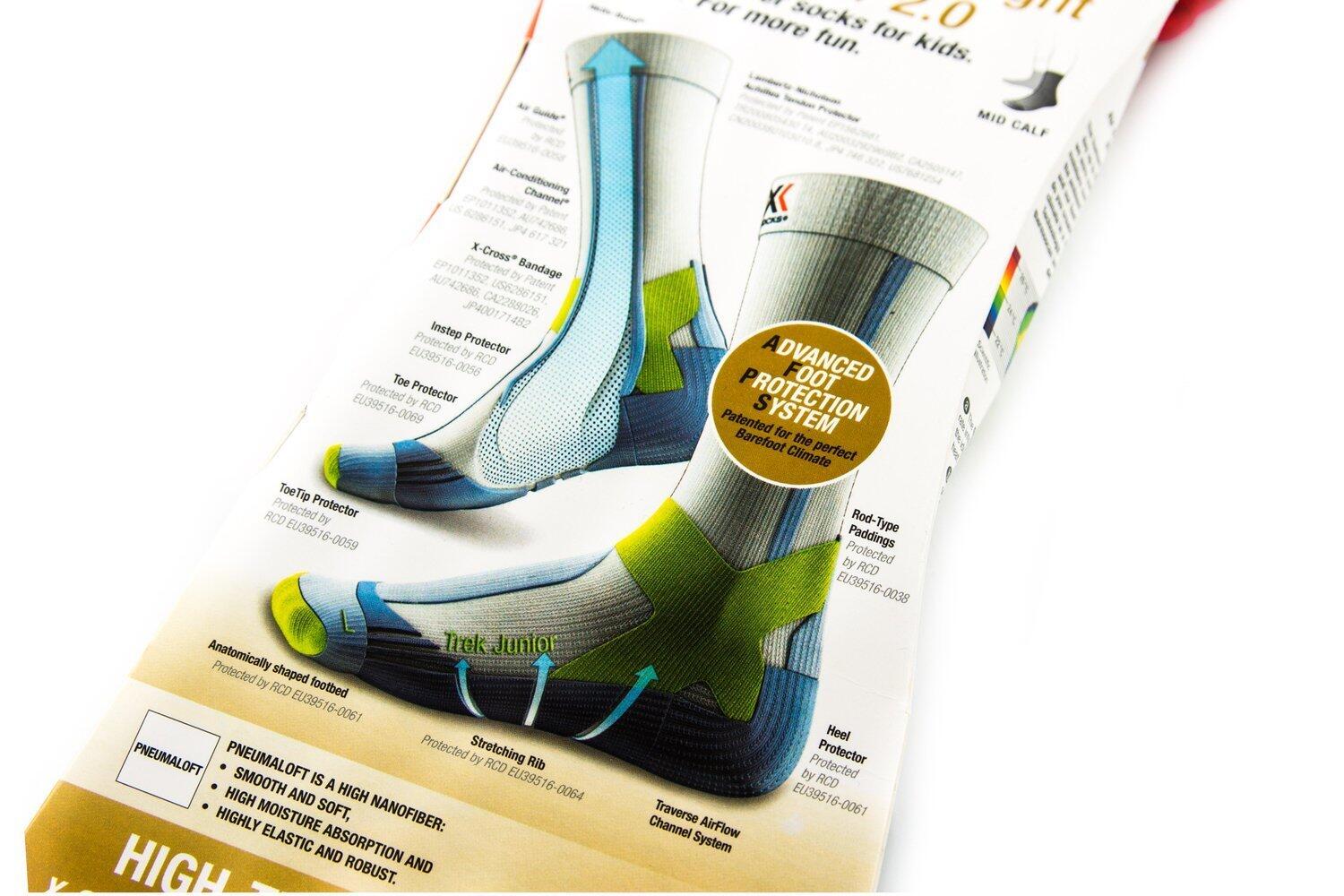 Chaussettes de trekking pour enfants X-Socks Light 2.0 3/5