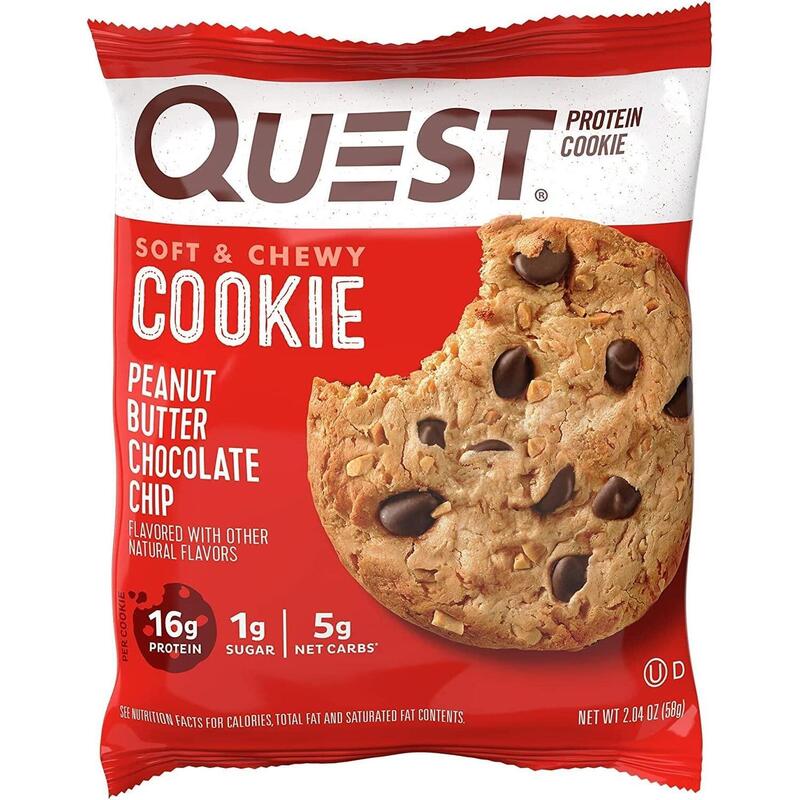 Quest Protein Peanut Butter Chocolate Chips Cookies - 12 PACK