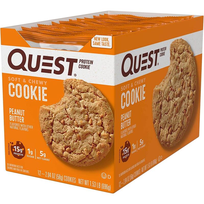 Quest Protein Peanut Butter Cookies - 12 PACK