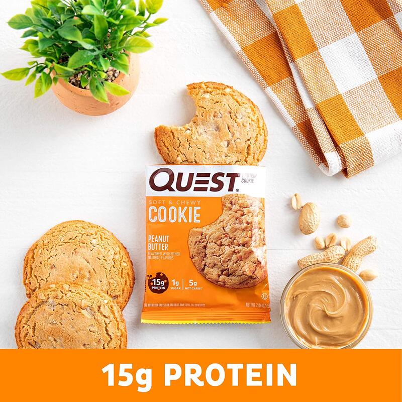 Quest Protein Peanut Butter Cookies - 12 PACK