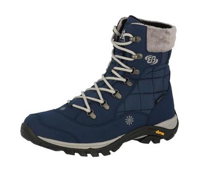 Damen - Winterwandern - Snowboot - wasserdicht, warm, Vibram-Sohle - dunkelblau