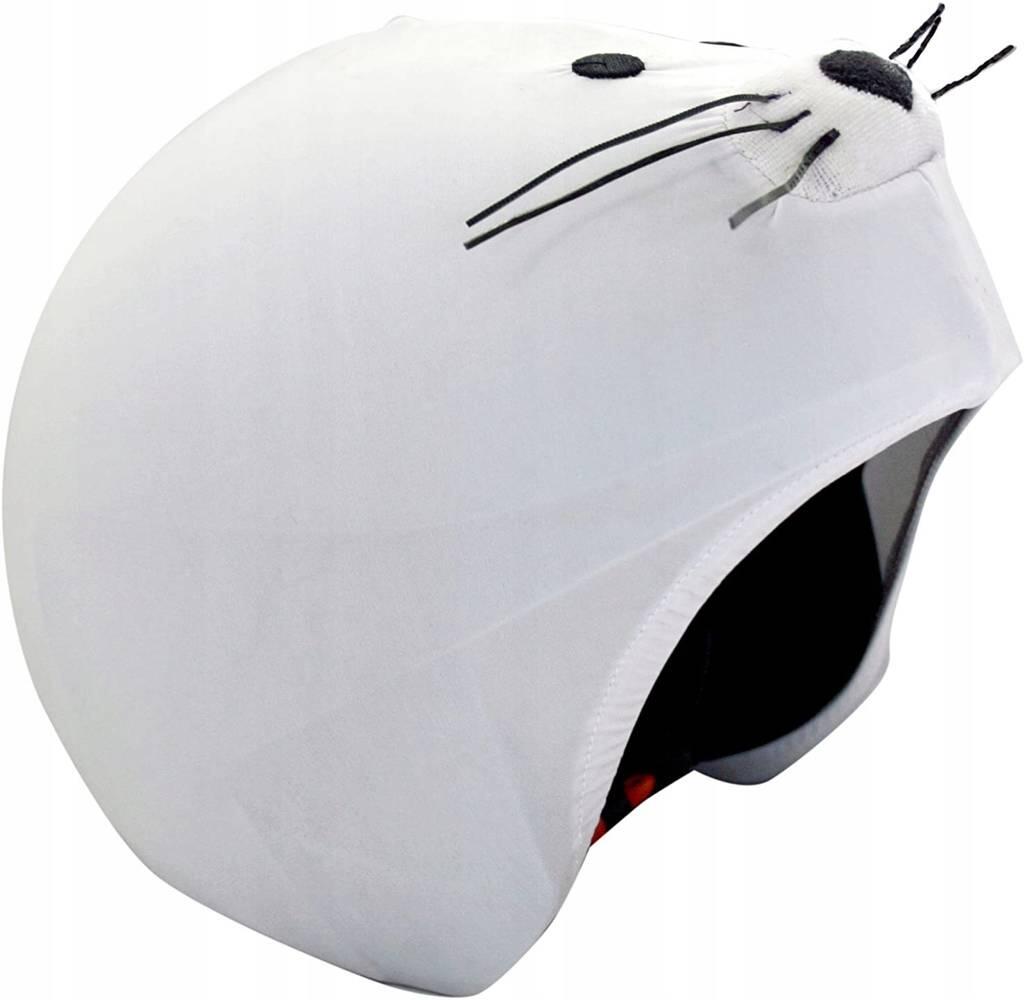 Housse de casque fantaisie - Coolcasc - Phoque blanc - Taille unique 2/5