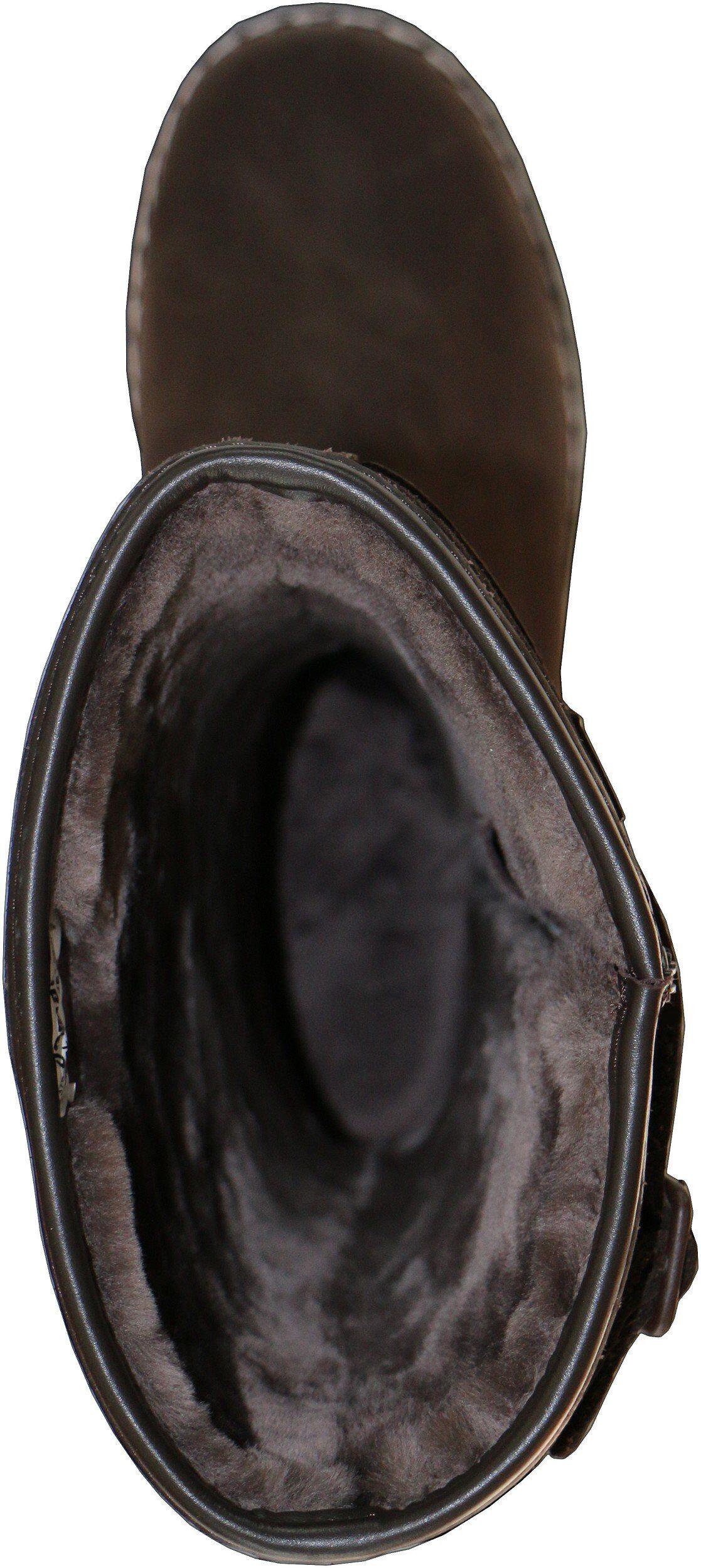 Demar Pelzgefütterter Jagd-Winterstiefel wasserdicht Jagdstiefel Ansitzstiefel 3/5