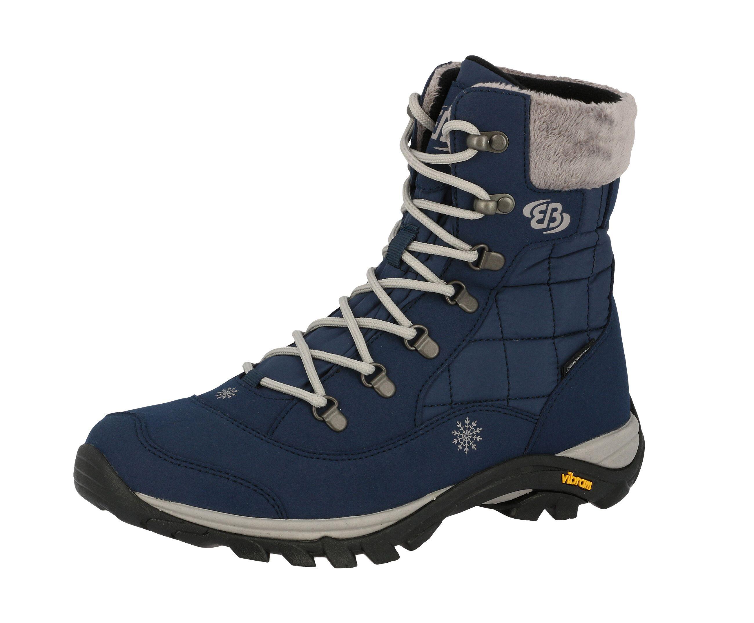 BRÜTTING Brütting Himalaya Women's Winter Boots Blue Nylon Waterproof