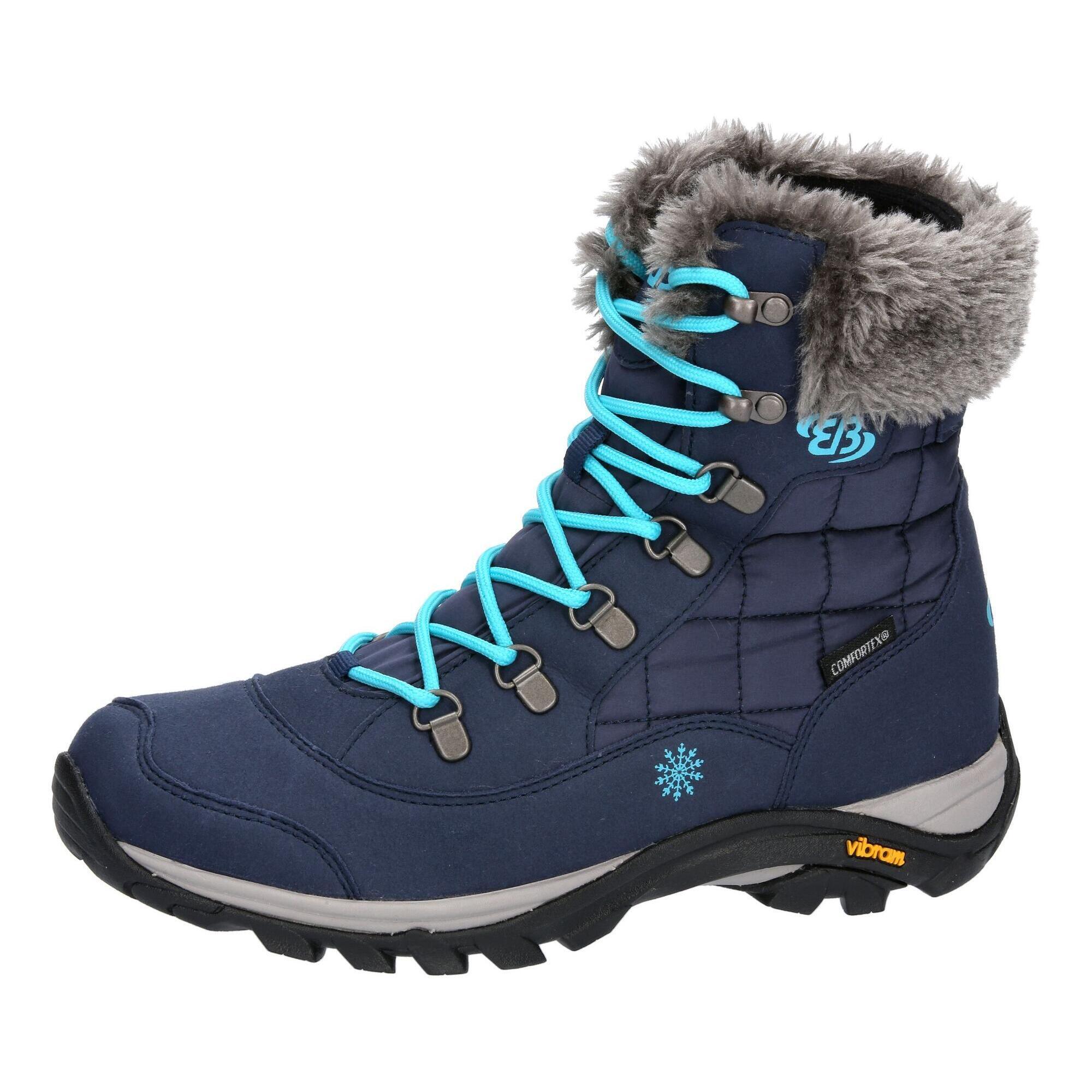Brütting - Chaussures D’hiver Imperméable Et Respirant Laçage Femmes Brütting Himalaya - Après Ski - Bleu - 38 - Decathlon