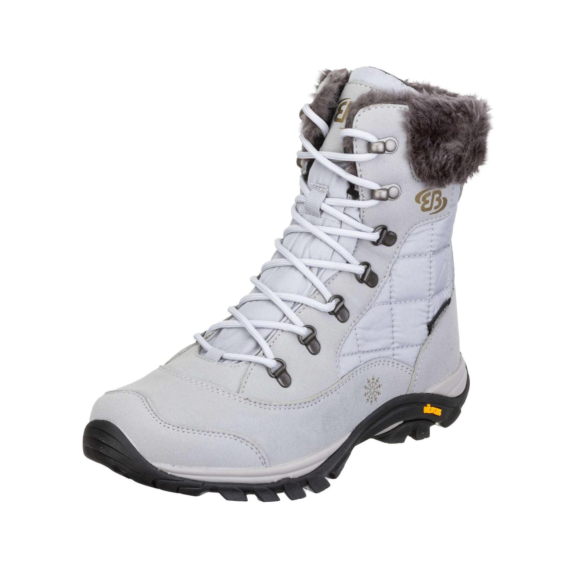 Brütting - Chaussures D’hiver Imperméable Et Respirant Laçage Femmes Brütting Himalaya - Après Ski - Gris - 42 - Decathlon