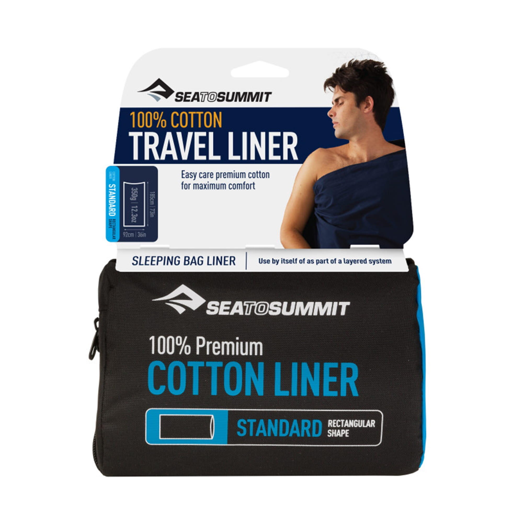 Drap de sac TravelLiner Cotton Rectangular Sea To Summit 2/4